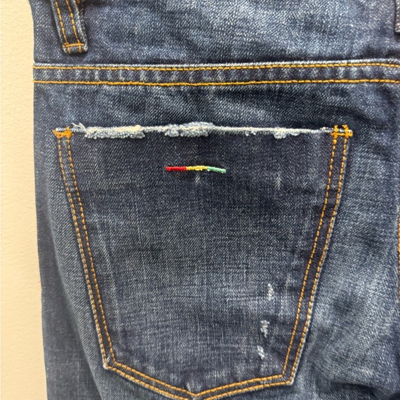 VINTAGE Y2K LAMB Distressed straight leg jeans - Picture 5 of 10